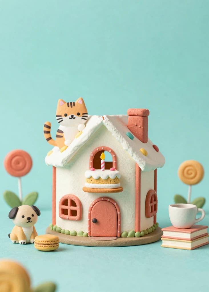 Free cute cartoon birthday card preview made with BirthdayGenerator